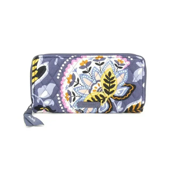 Vera Bradley Charmont Meadow Zip-Around Wallet - Picture 1 of 8